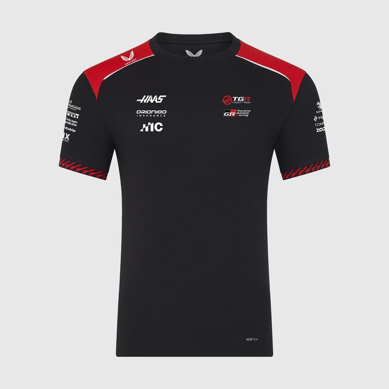 2026 Team T-shirt 2026 - Haas F1 Team - Caviar S for males - 5063606438450 - Fuel For Fans F1 Merchandise store