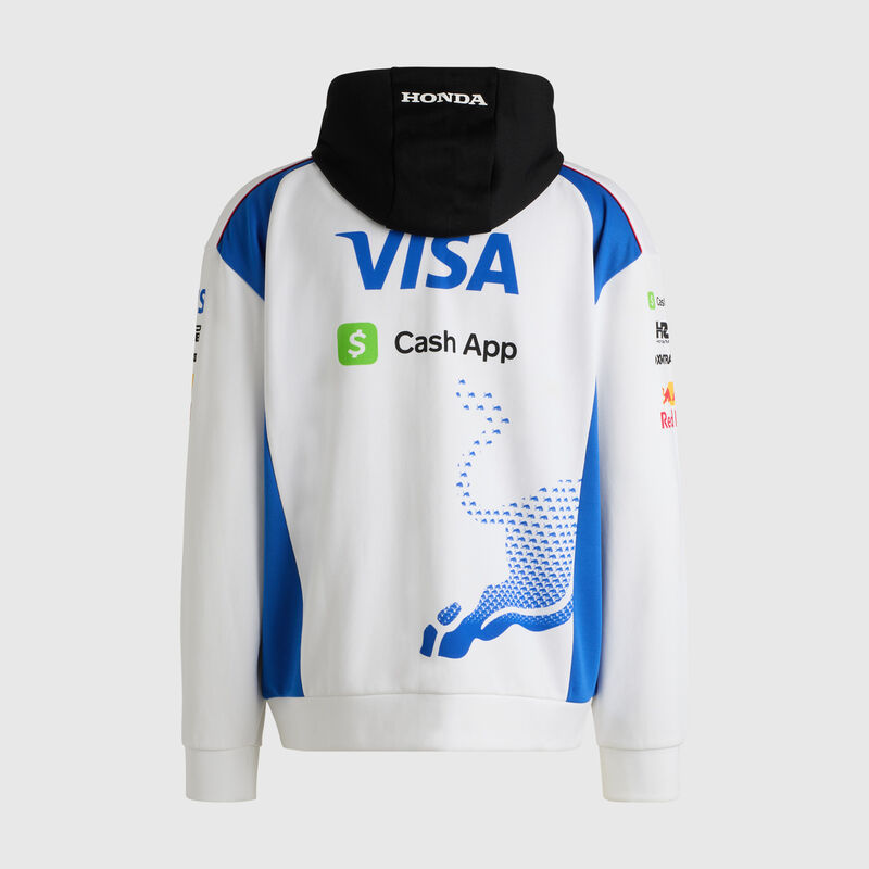 VCARB RP MENS FULL ZIP SWEAT - white