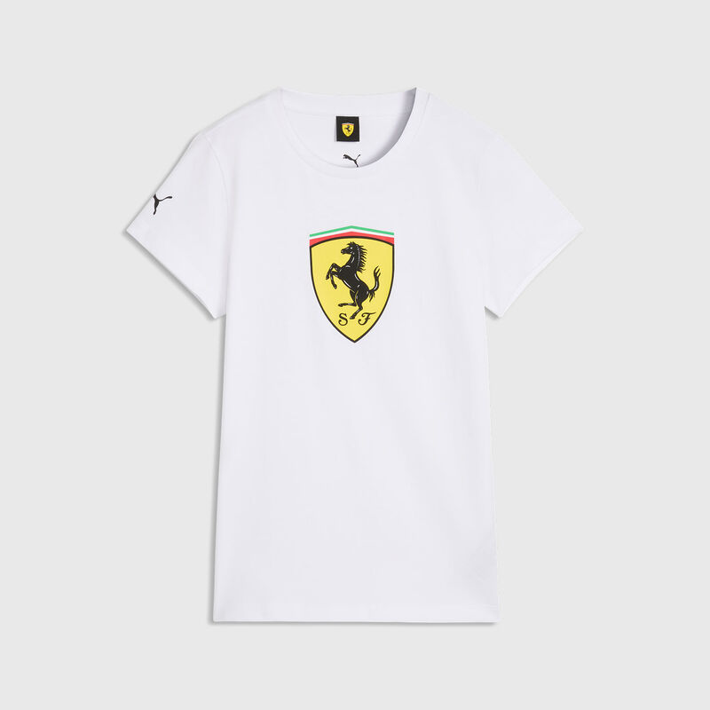 SF FW WN LARGE SHIELD TEE - Puma White