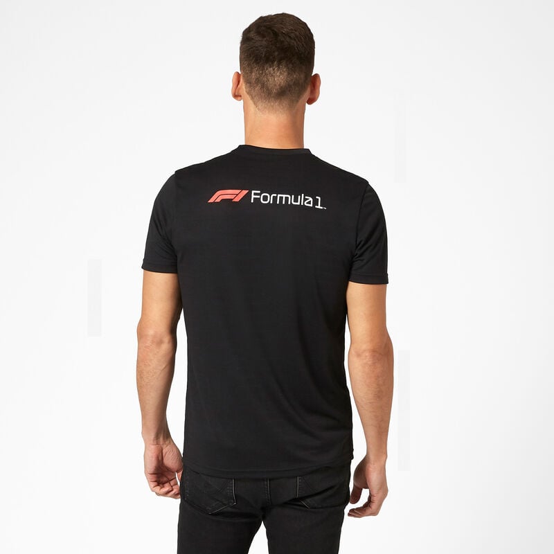 F1 FW MENS TECH TEE - black