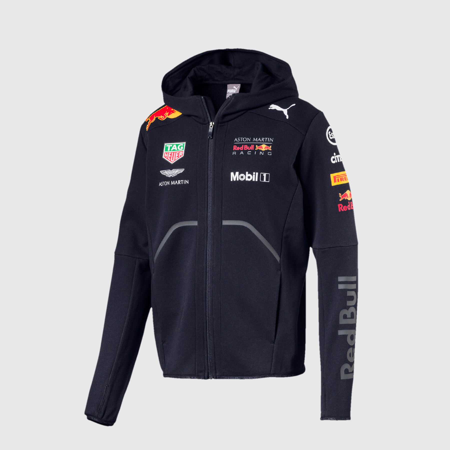 Aston martin red bull racing 2018 team hooded sweat jacket