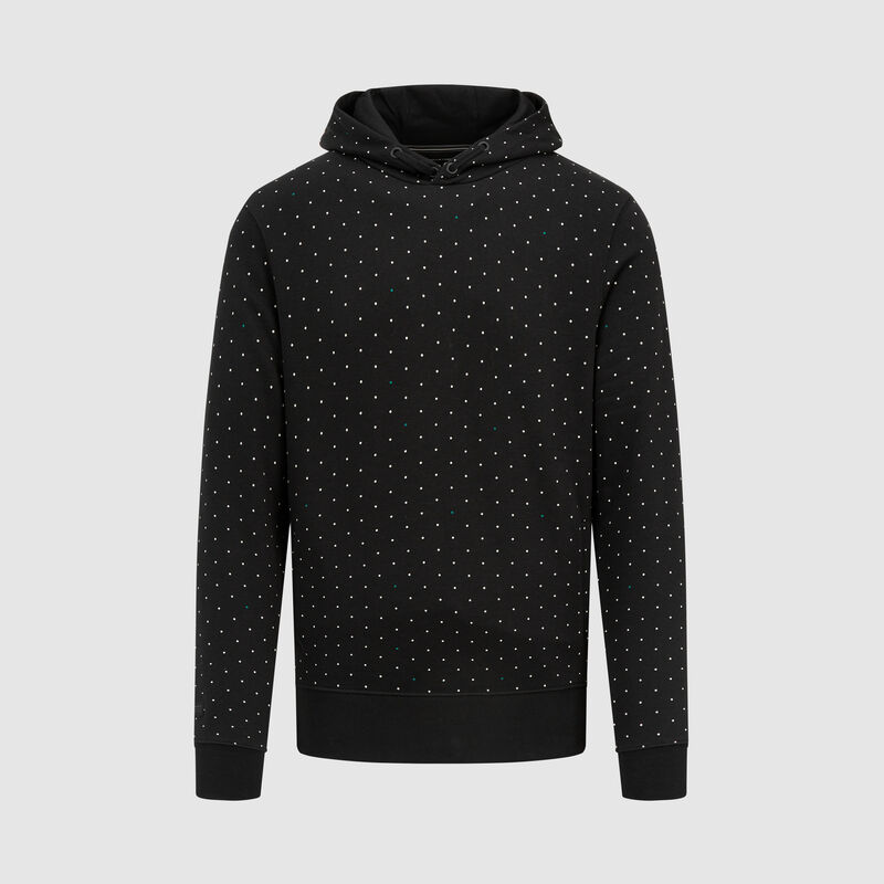 MAPF1 FW POLKA DOT HOODY - black