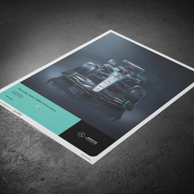 MAPF1 W15 2024 LARGE POSTER - grey