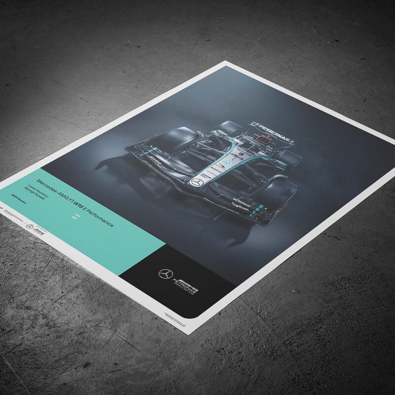 MAPF1 W15 2024 LARGE POSTER - grey