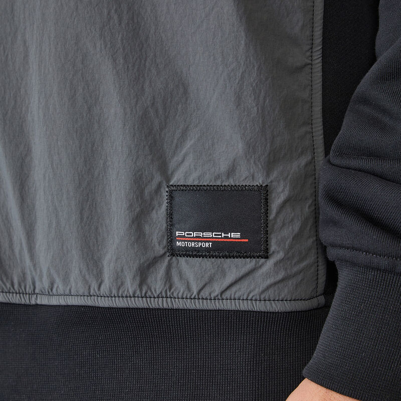 PORSCHE FW UTILITY CREW SWEAT - black
