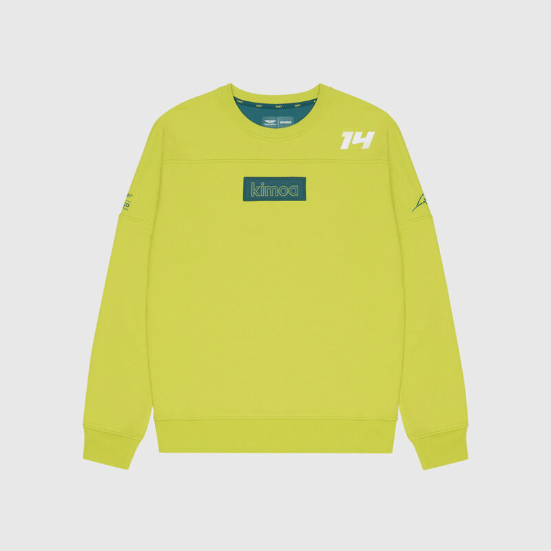 AMF1 FW KIMOA PATCH SWEATSHIRT - lime