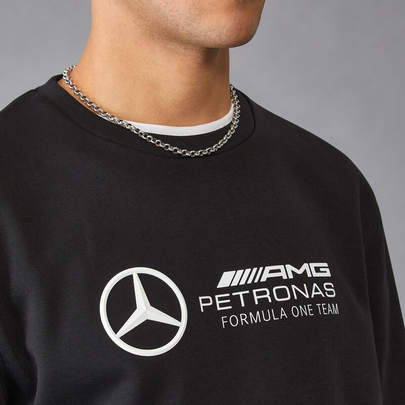 MAPF1 FW MENS CREW NECK SWEAT - black