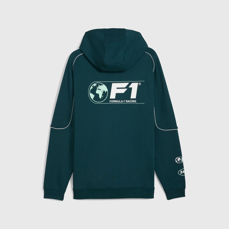 F1 LS 75 YRS GRAPHIC HOODIE - dark green