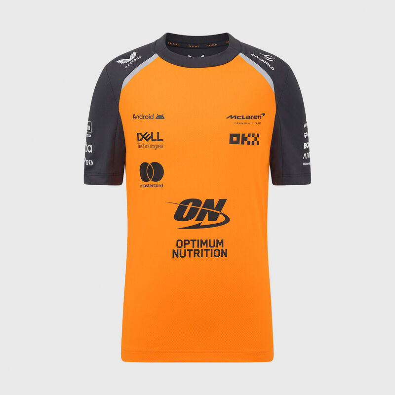 Kids 2025 Team Set Up T-shirt 2025 - McLaren F1 - Orange 164 - 5063455604815 - Fuel For Fans F1 Merchandise store