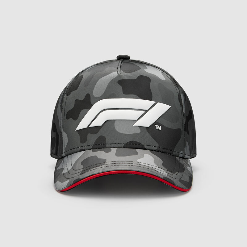 F1 FW CAMO CAP - black