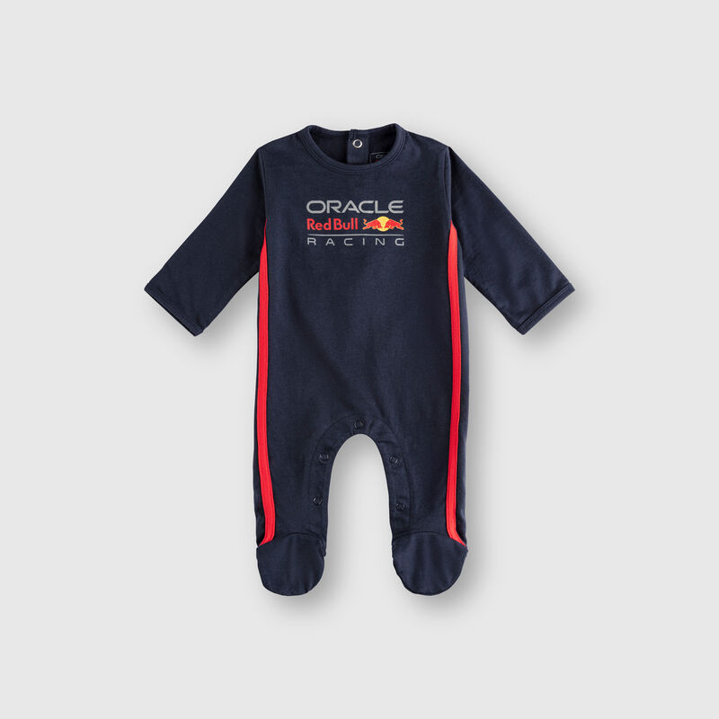 RBR FW CORE LOGO BABY GROW - navy