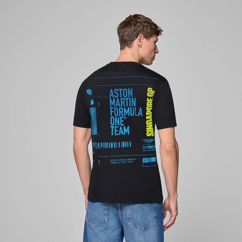 AMF1 FW SE SINGAPORE GP TEE - black