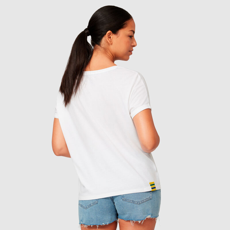 AS FW WOMEN FLAG TEE - white