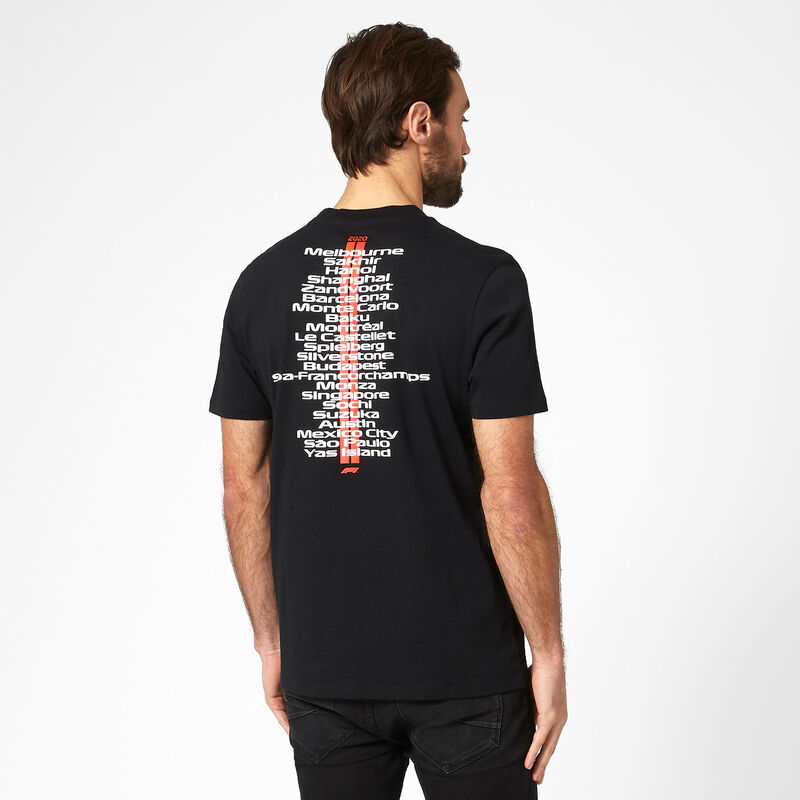 F1 FW MENS TOUR TEE - black