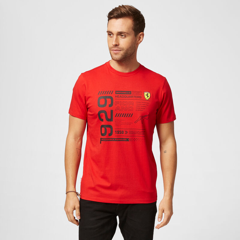 SF FW MENS INFOGRAPHIC TEE - red