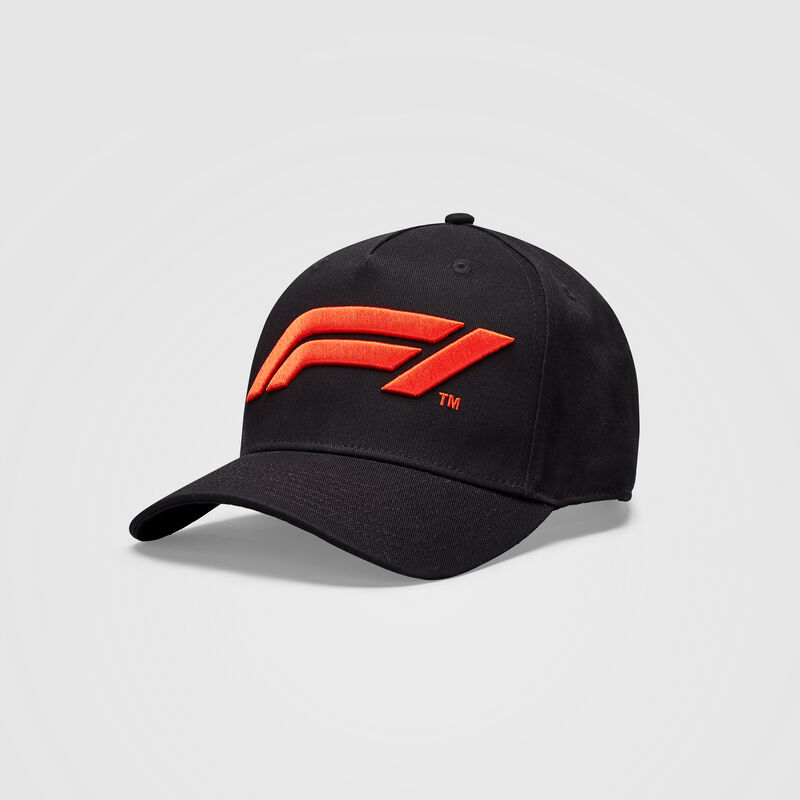 F1 FW LARGE LOGO BASEBALL CAP - black