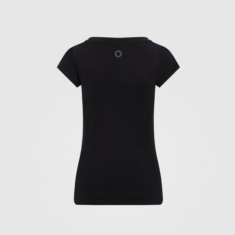 MAPM FW WOMENS LARGE LOGO TEE - black