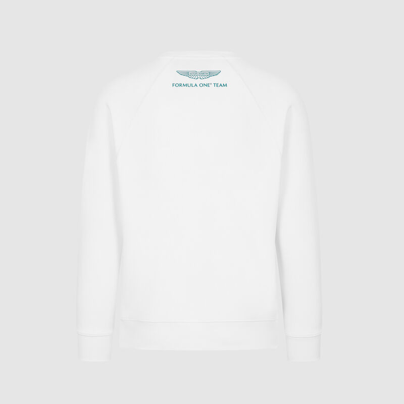 AMF1 FW LOGO CREW SWEAT - white