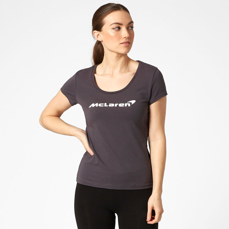 MCLAREN FW WOMENS ESSENTIALS TEE - antracit