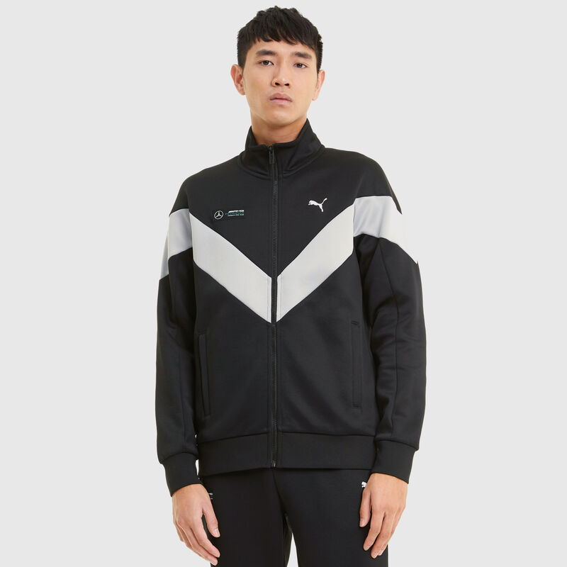 MAPM PU LS MENS MCS TRACK JACKET  - black