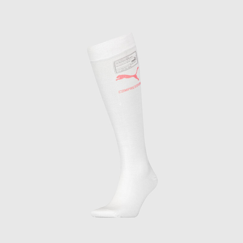 PU RW FIA COMPRESSION SOCKS - white