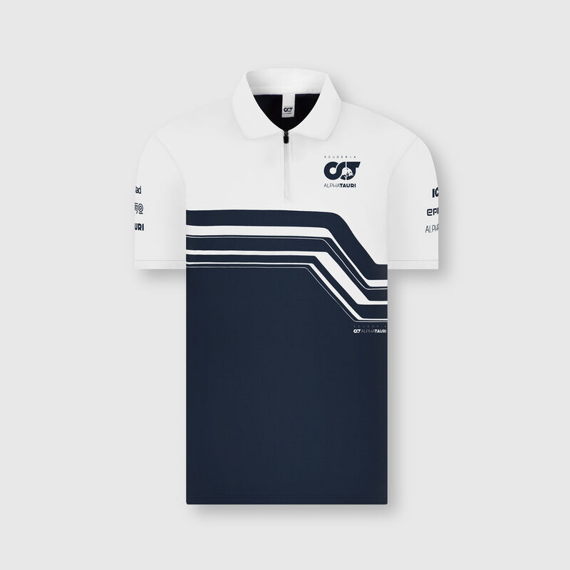 ALPHA TAURI RP MENS POLO - white
