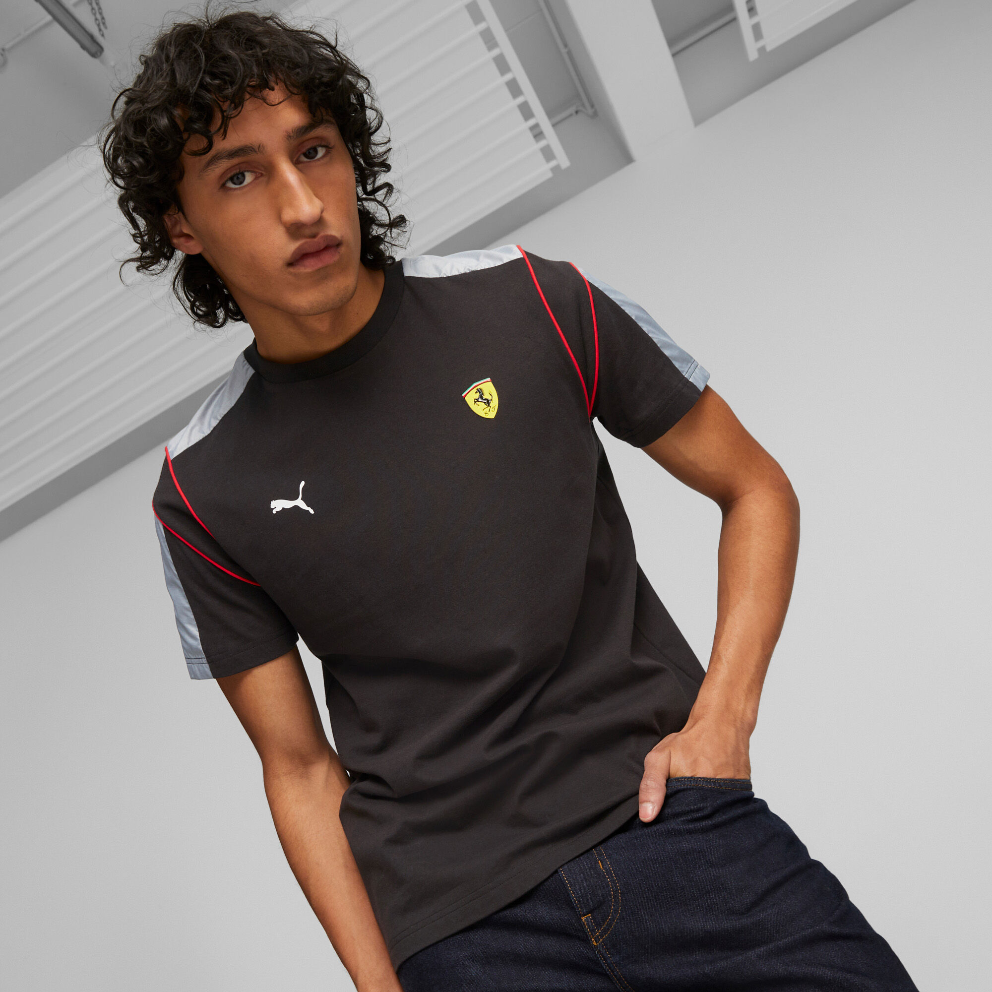 Puma ferrari t shirt black 2025