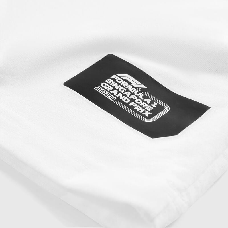 F1 FW MENS SINGAPORE TEE - white