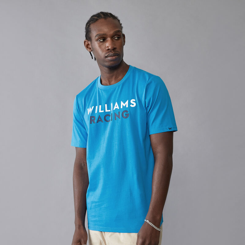 WILLIAMS RACING FW MENS LOGO TEE - electric blue