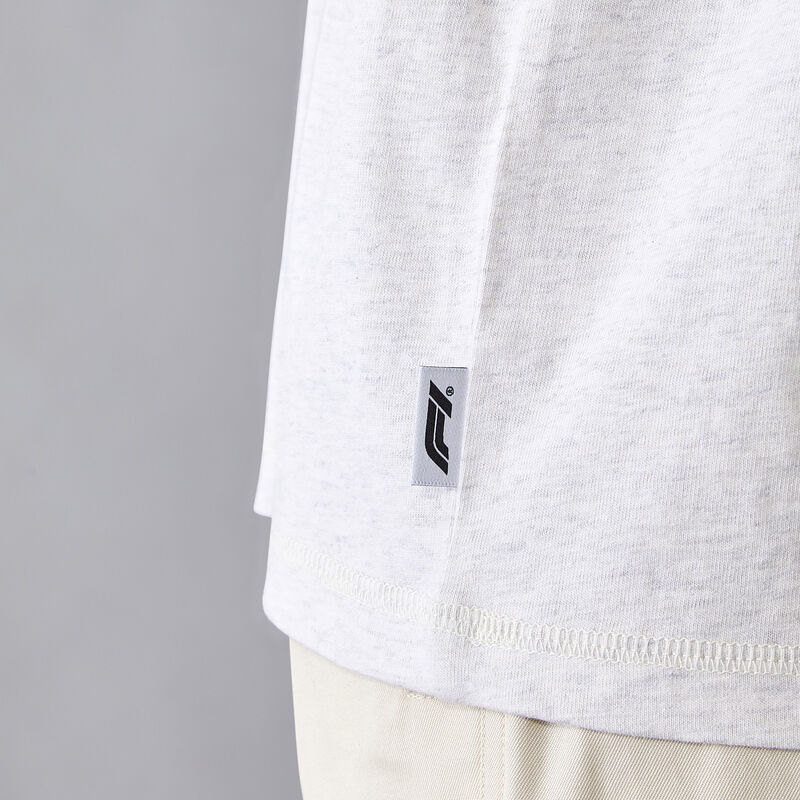 F1 FW RELAXED FIT BOUCLE TEE - white