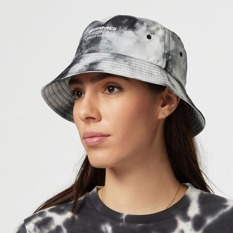 MAPF1 FW TIE DYE BUCKET HAT - grey