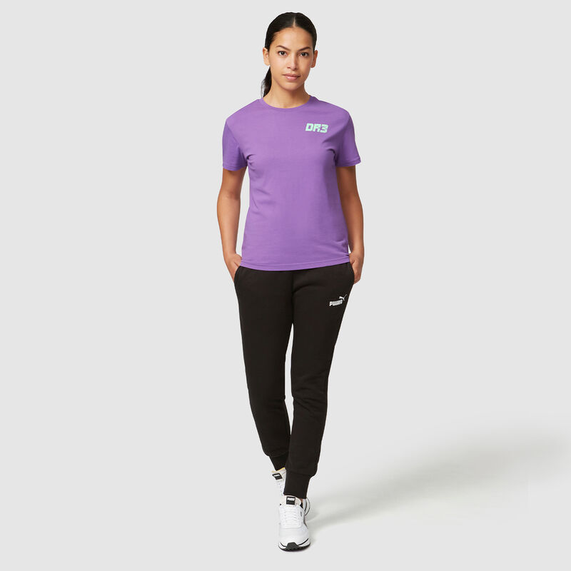 MCLAREN FW WOMENS RICCIARDO NO3 SILVERSTONE TEE - purple