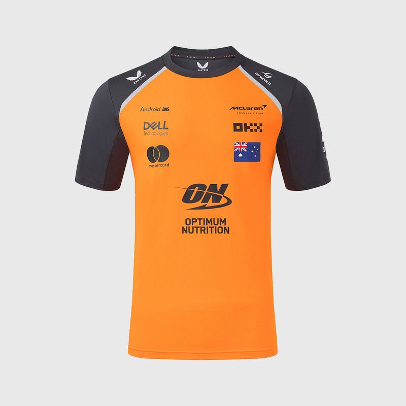 2025 Oscar Piastri Driver T-shirt 2025 - McLaren F1 - Orange 3XL for males - 5063455410997 - Fuel For Fans F1 Merchandise store