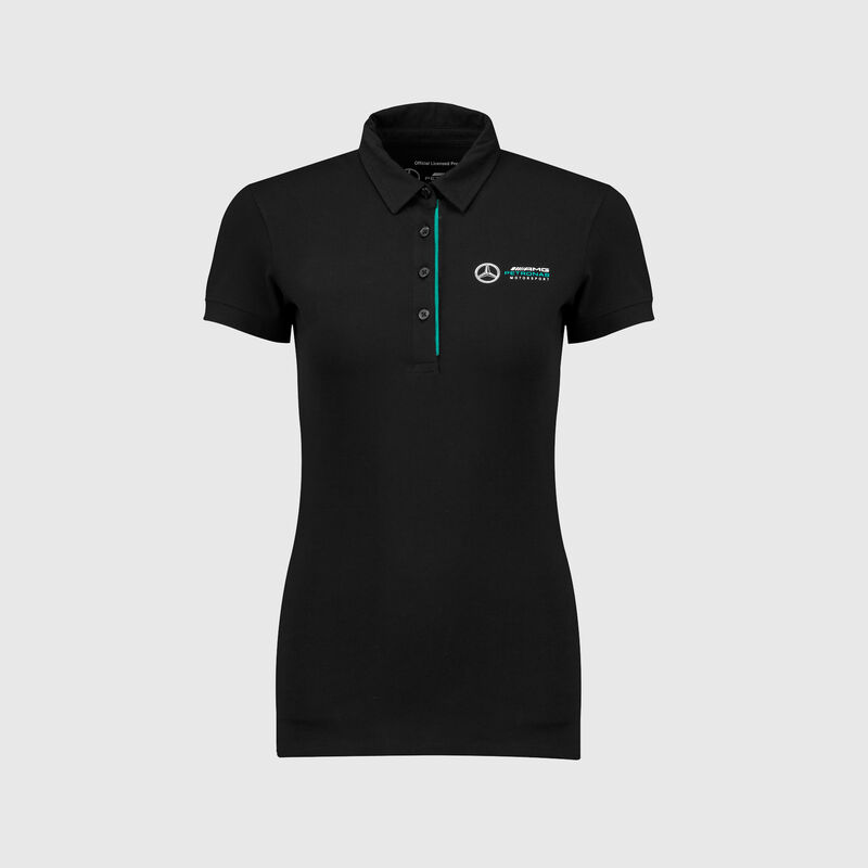 MAPM FW WOMENS CLASSIC POLO - black