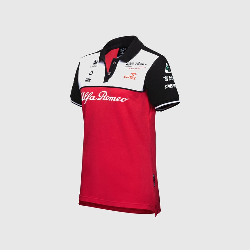 ALFA ROMEO RACING WOMENS POLO - red