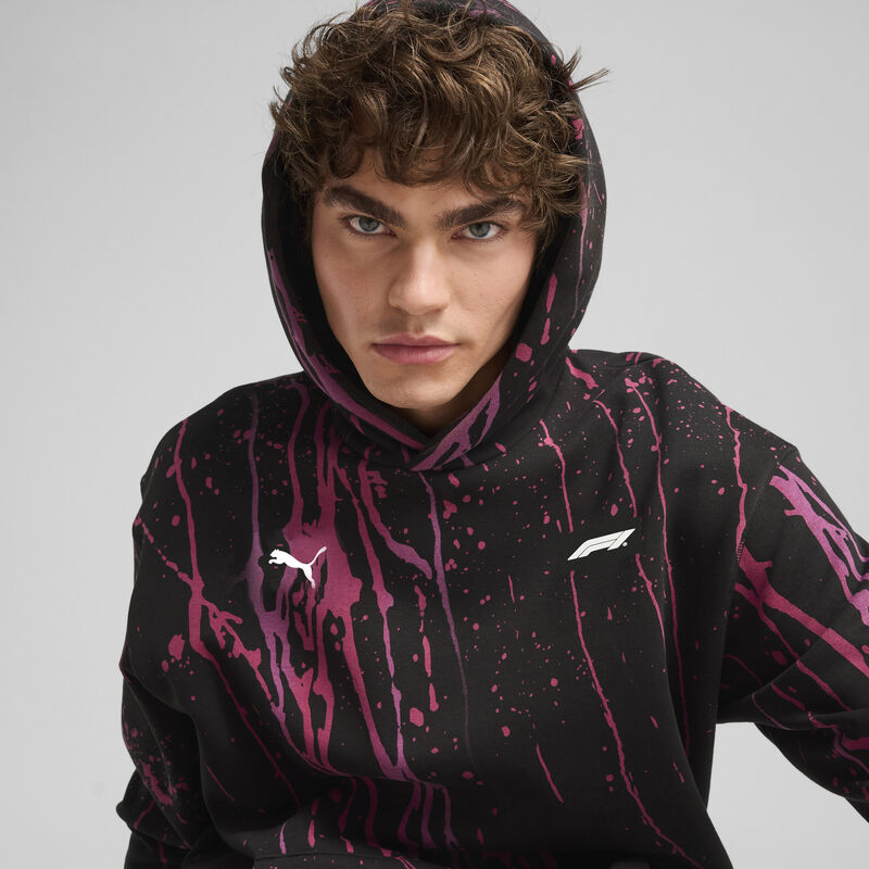 F1 LS SPEED SPLASH HOODIE - black