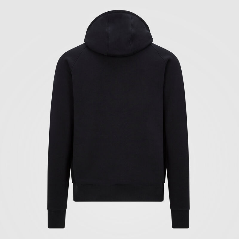 F1 FW LARGE LOGO HOODED SWEAT - black