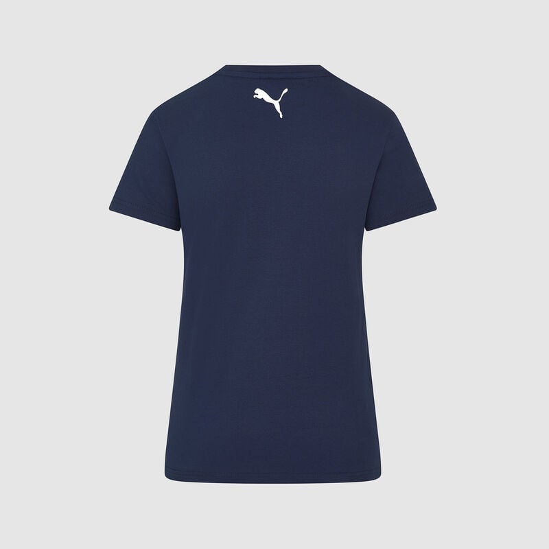 WILLIAMS RACING FW WOMENS LOGO TEE - navy