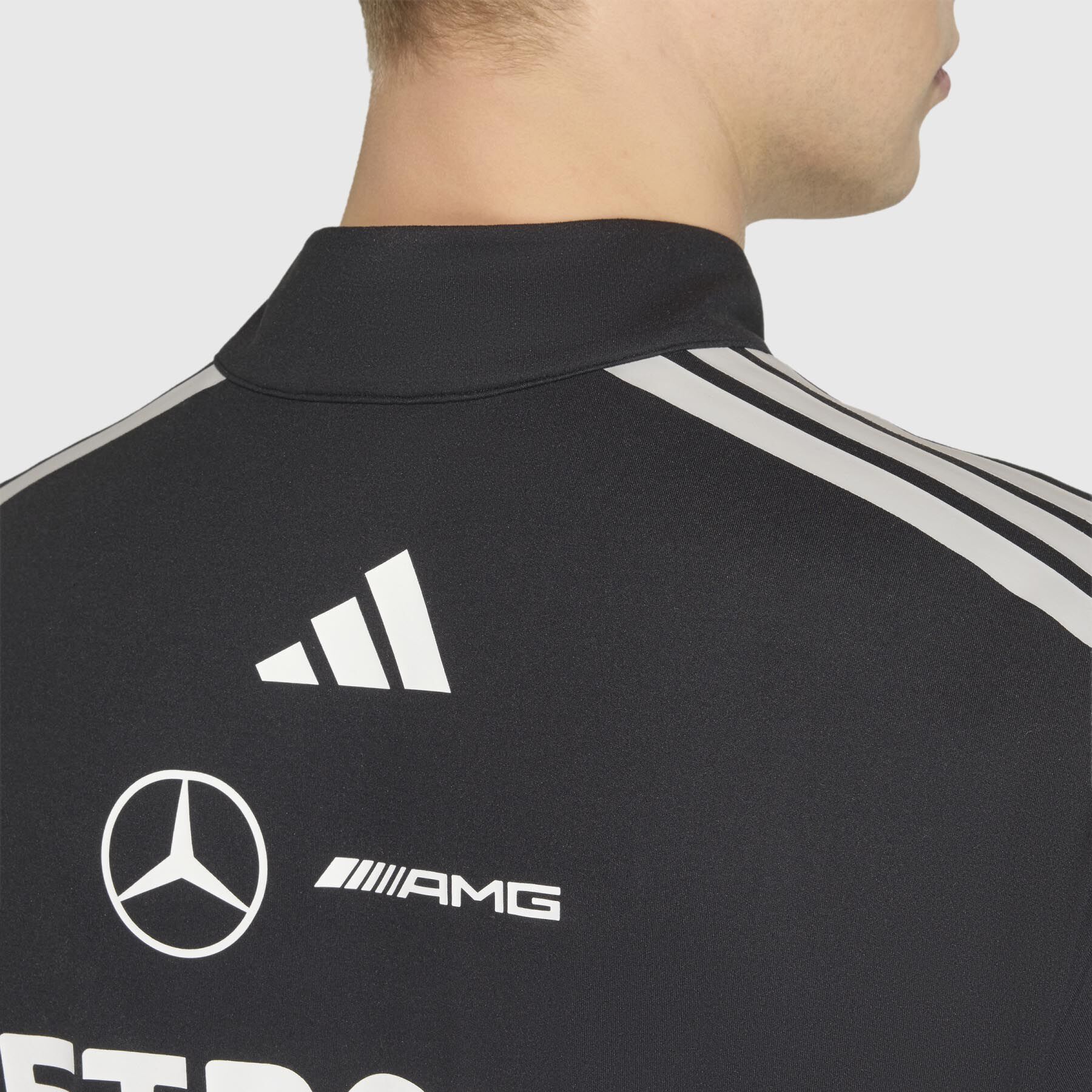 adidas 2026 Team Engineers 1/4 Zip Sweater - Mercedes-AMG F1