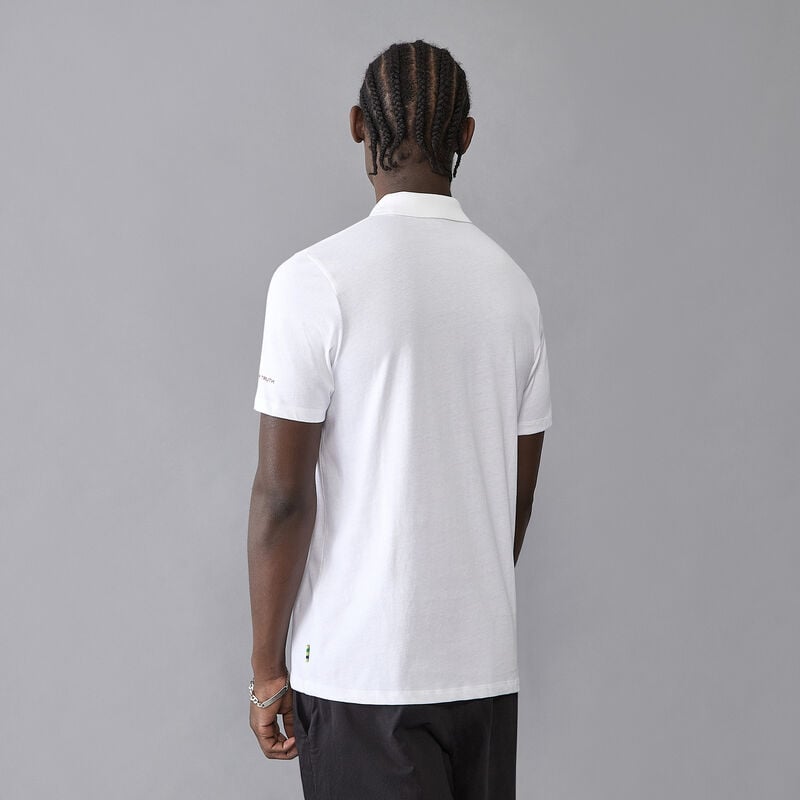 AS FW MENS SENNA LOGO POLO - white