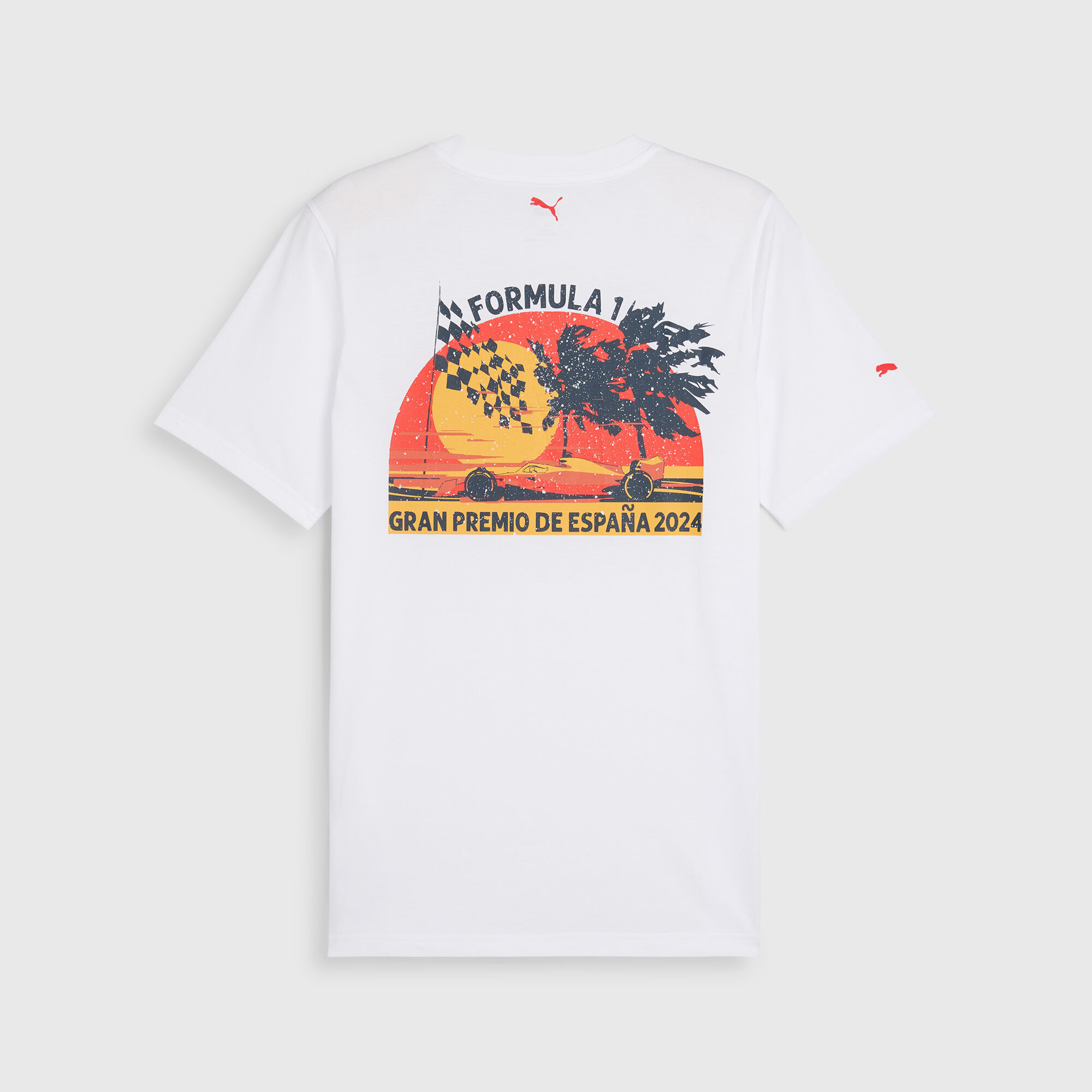 Formula 1 Tech Men s Limited Edition Barcelona GP T Shirt White XL
