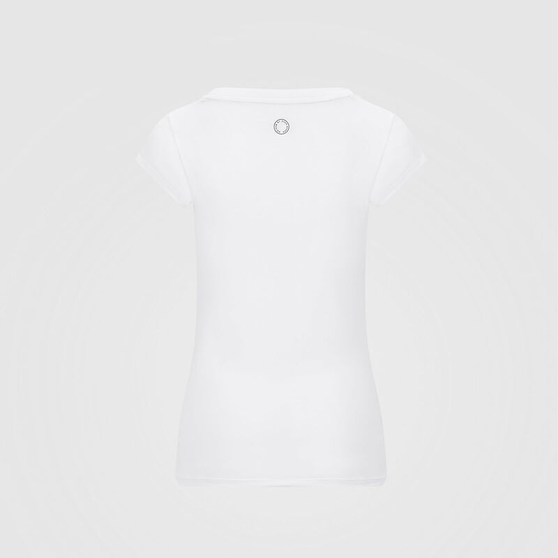 MAPM FW WOMENS LARGE LOGO TEE - white