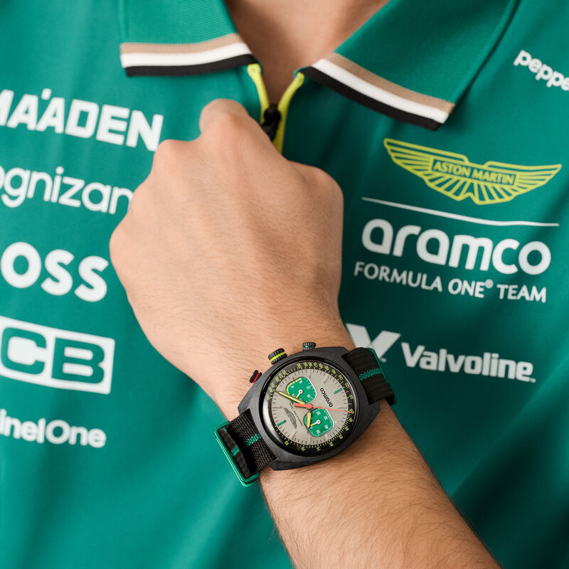 DWF Nato Strap Watch Aston Martin F1 Team Fuel For Fans