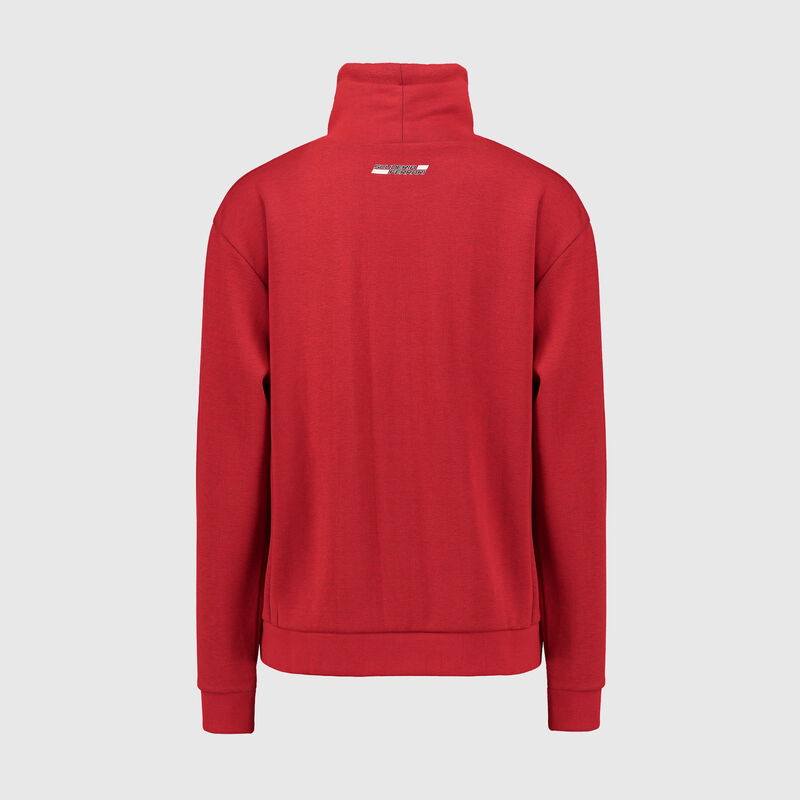 SF FW WOMENS FUNNEL NECK SWEAT SHIRT - red