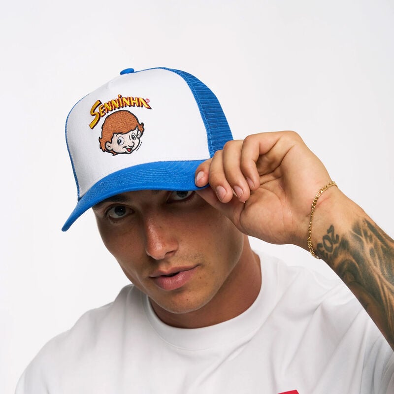 SENNA FW SEN LOGO TRUCKER CAP - blue