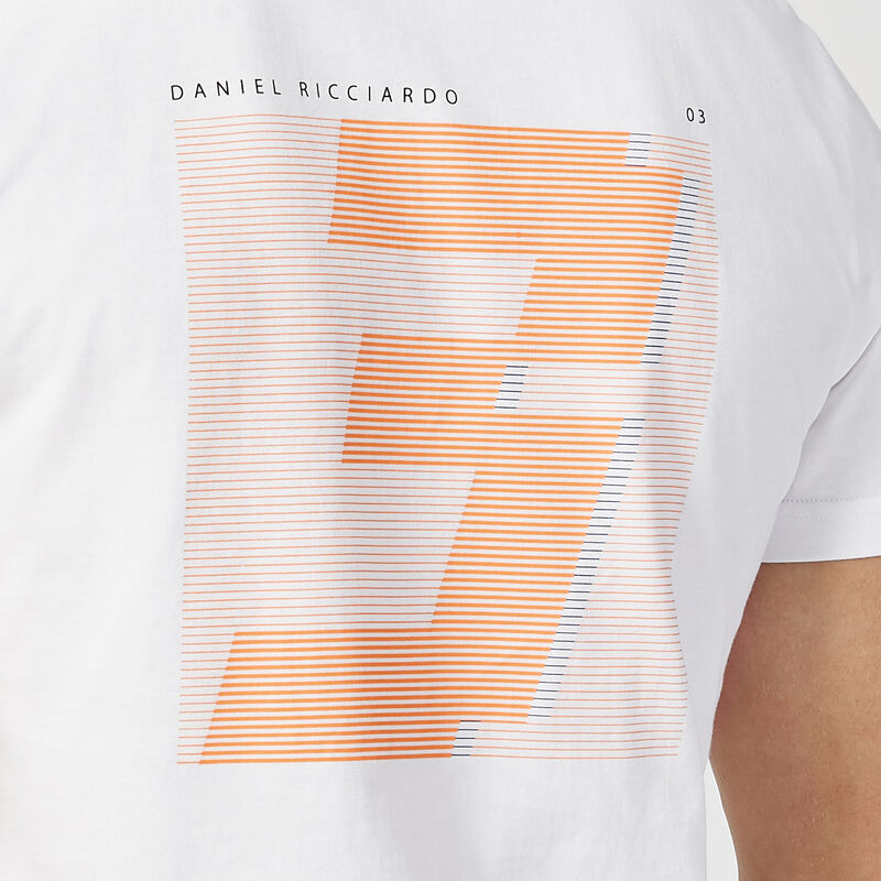 MCLAREN FW MENS RICCIARDO NO 3 TEE - white