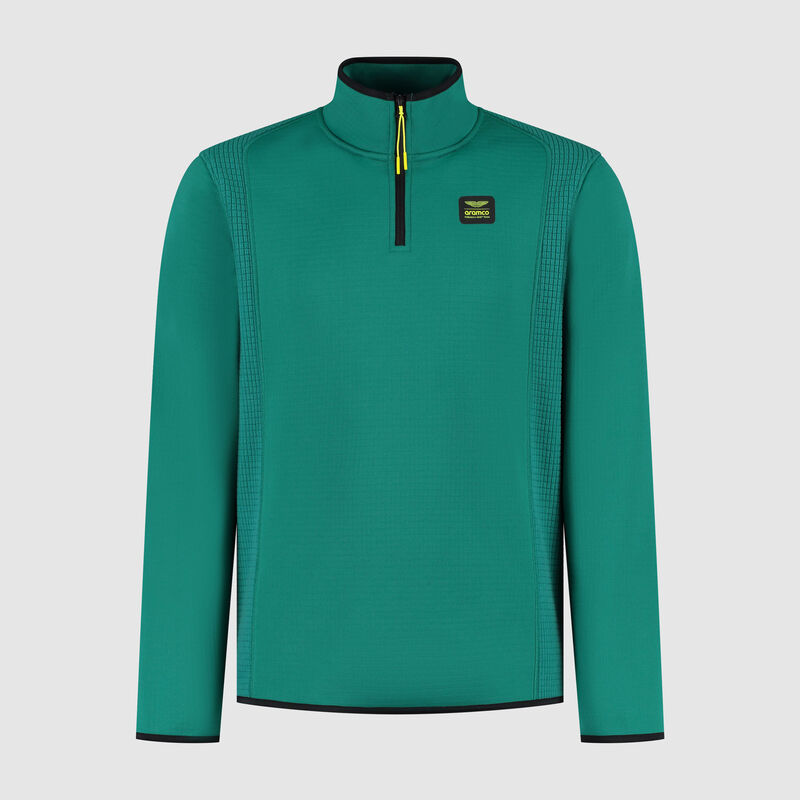 AMF1 FW MENS 1/4 ZIP SWEAT - green