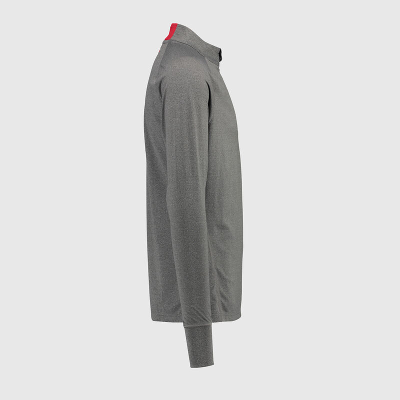 SF FW MENS LS 1/2 ZIP MIDLAYER - grey