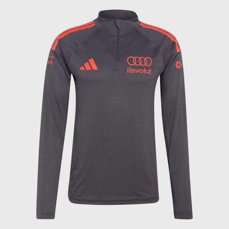 adidas 2026 Team Mechanics 1/4 Zip 2026 - Audi F1 Team - Utility black S for males - 4068819431947 - Fuel For Fans F1 Merchandise store