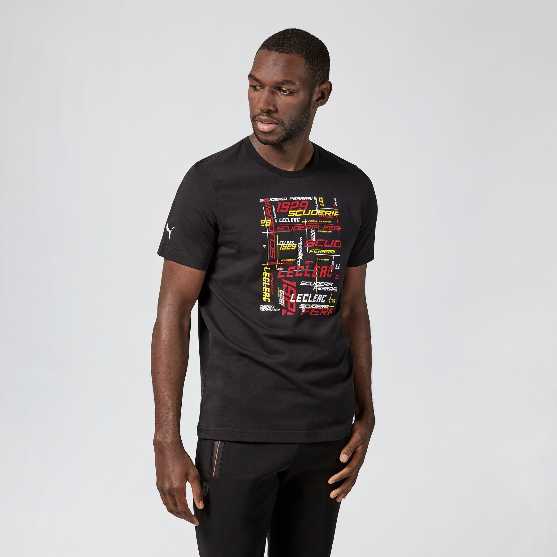 Ferrari t deals shirt black
